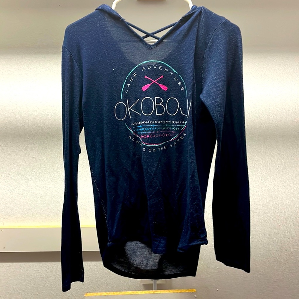 Okoboji Hooded Long Sleeve Shirt